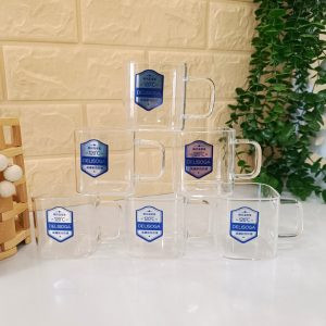 شات پیرکس مربعی ۱۳۰ میل برند دلی سوگا → Deli Suga Brand Square Pyrex Shot Glass (130ml)
