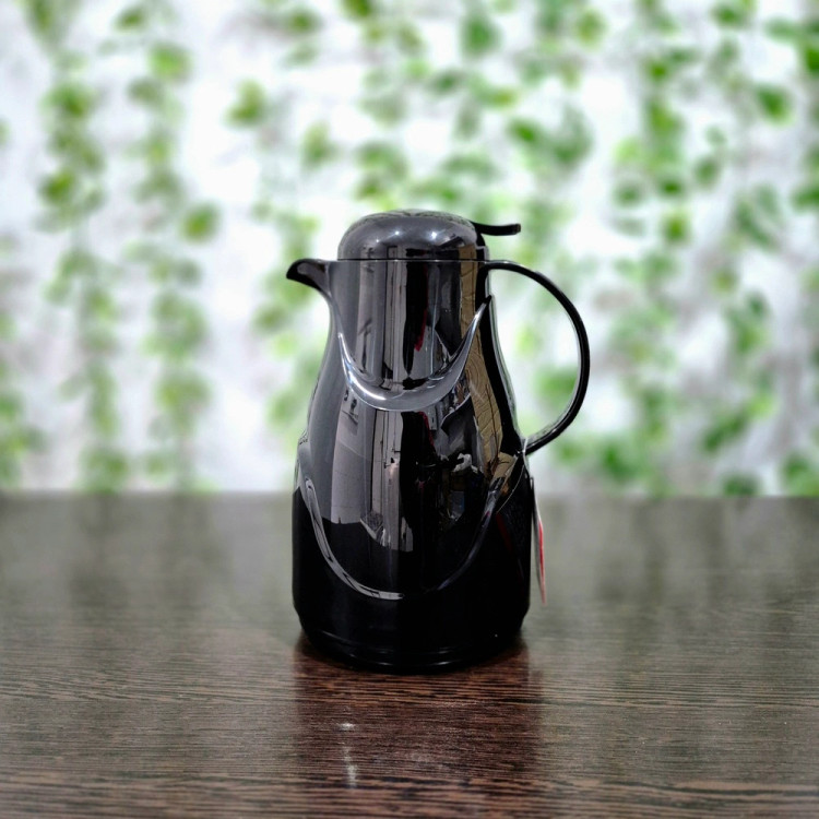 فلاکس 1 لیتری یونیک کد 1915 ( سفید و مشکی ) → Unique 1L Flask, Model 1915 (White & Black)