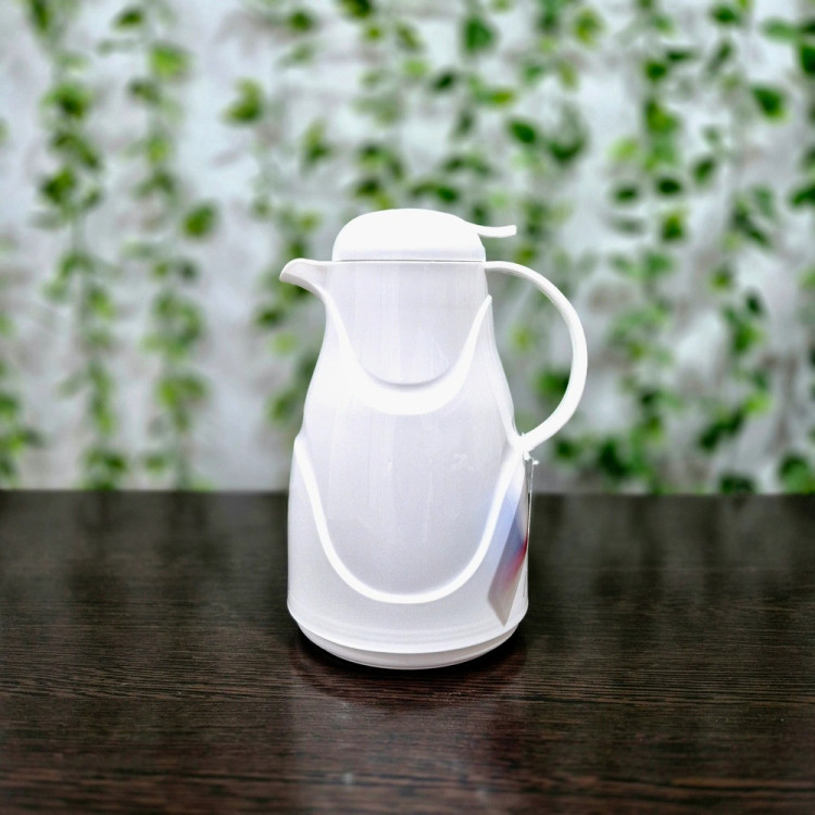 فلاکس 1 لیتری یونیک کد 1915 ( سفید و مشکی ) → Unique 1L Flask, Model 1915 (White & Black)