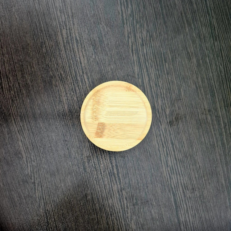 6‑Piece Round Bamboo Coaster Set زیر لیوانی گرد بامبو ۶ عددی