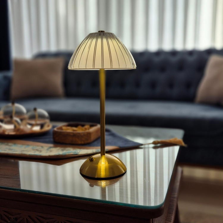 آباژور مدل چتری Umbrella‑style Table Lamp