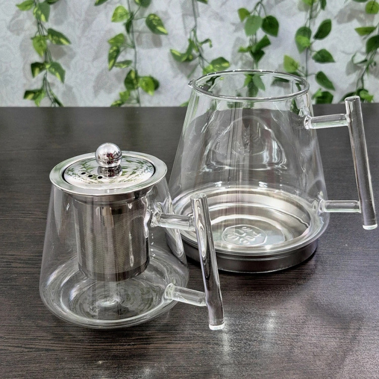 کتری و قوری پیرکس برند Gaozhiمدل دوم Gaozhi brand Pyrex Kettle and Pot, Model 2