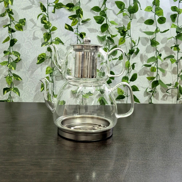 کتری و قوری پیرکس برند Gaozhiمدل سوم Gaozhi brand Pyrex Kettle and Pot, Model 3