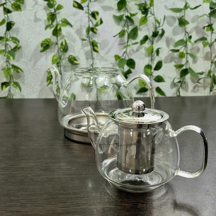 کتری و قوری پیرکس برند Gaozhiمدل سوم Gaozhi brand Pyrex Kettle and Pot, Model 3