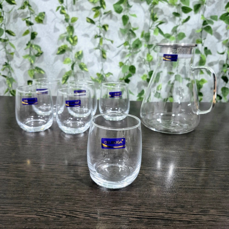 ست پارچ و لیوان برند دِلی سوگا Deli Soga Brand Pitcher and Glass Set