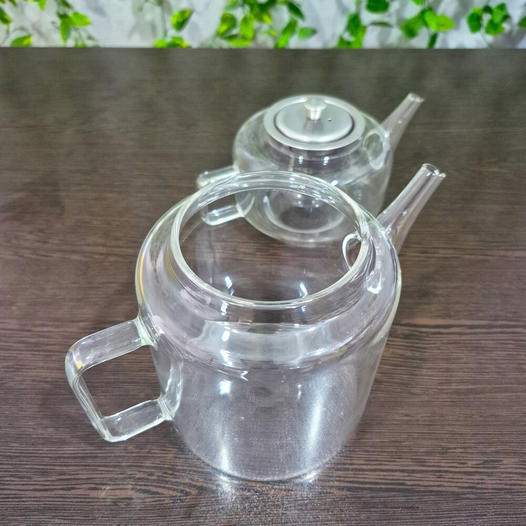 کتری و قوری پیرکس برند آیمار (IMAR) IMAR Brand Pyrex Kettle and Teapot