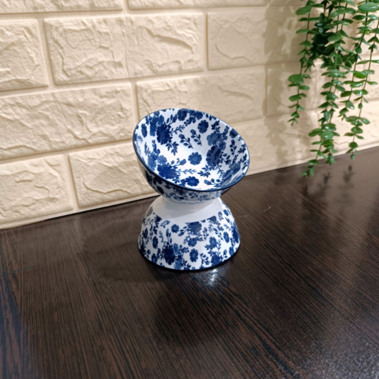 کاسه ماست پاشاهوم ( طرح گل آبی ۲۰۲۵ ) → Pashahome Yogurt Bowl (Blue Floral Design 2025)