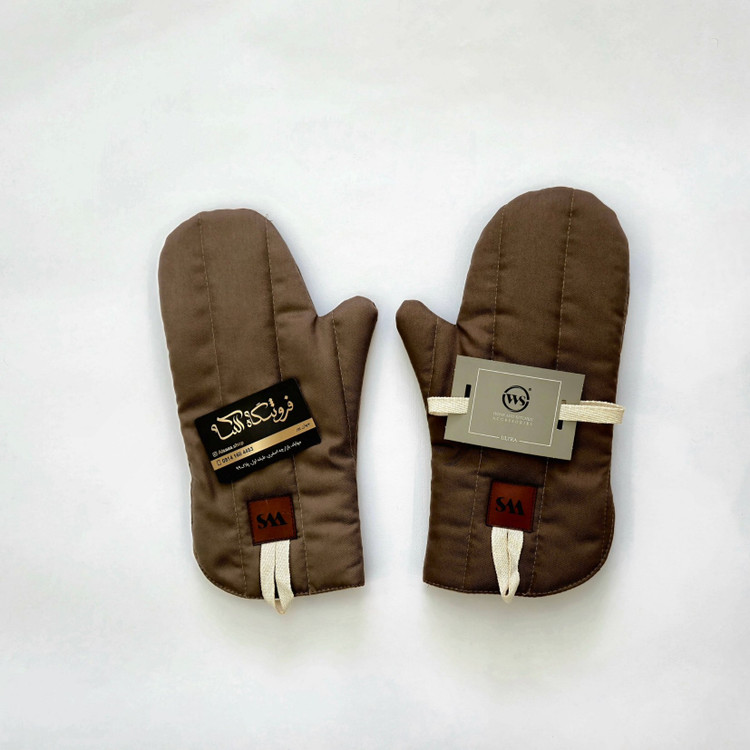 دستکش فر جفتی مدل اولترا برند WS WS brand, Ultra model, pair of oven mitts