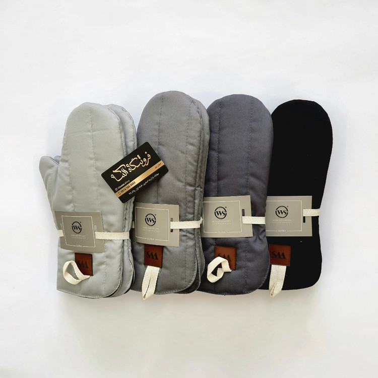 دستکش فر جفتی مدل اولترا برند WS WS brand, Ultra model, pair of oven mitts