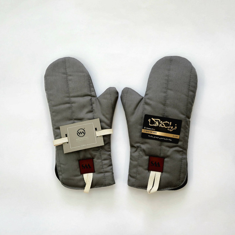دستکش فر جفتی مدل اولترا برند WS WS brand, Ultra model, pair of oven mitts