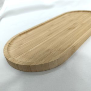 رولتخوری بیضی تمام بامبو → Full Bamboo Oval Roll‑Serving Plate
