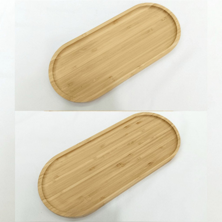 رولتخوری بیضی تمام بامبو → Full Bamboo Oval Roll‑Serving Plate