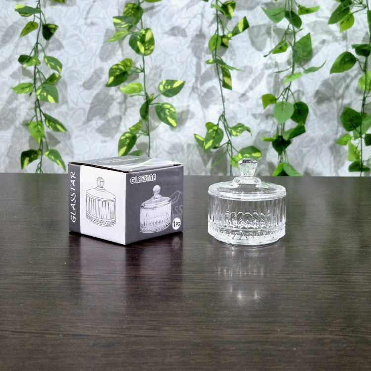 قندان نقلی بلور مدل هشتیخط Small Crystal Sugar Bowl, Hash line model