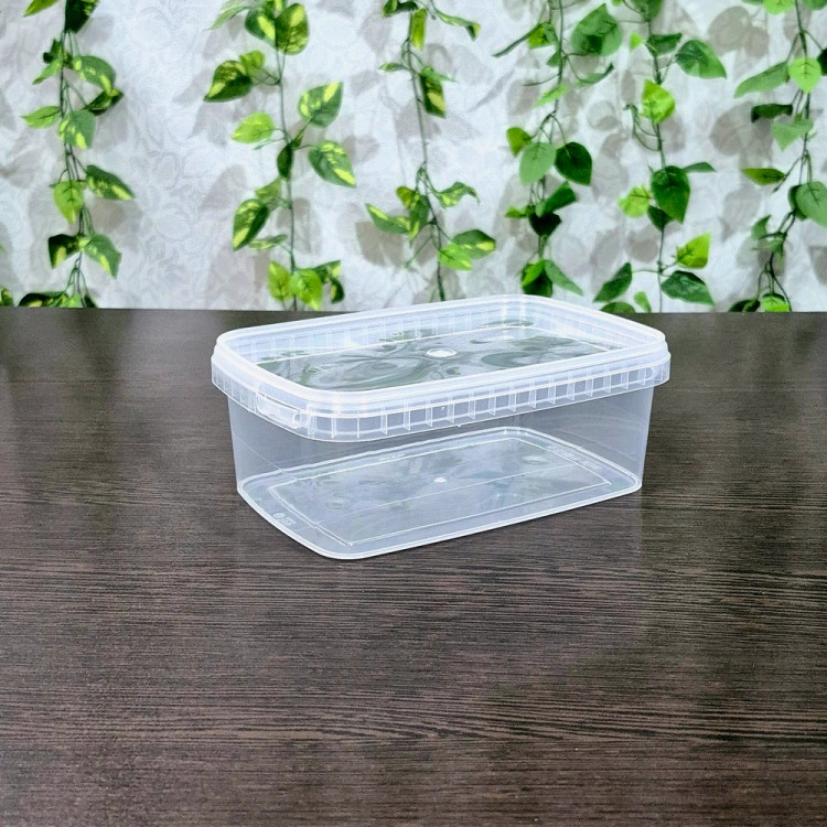 ظروف فریزری طب پلاستیک حجم ۱۲۰۰ میل ( پک ۱۰ عددی ) Tab Plastic Freezer Containers 1200ml (10 pcs pack)