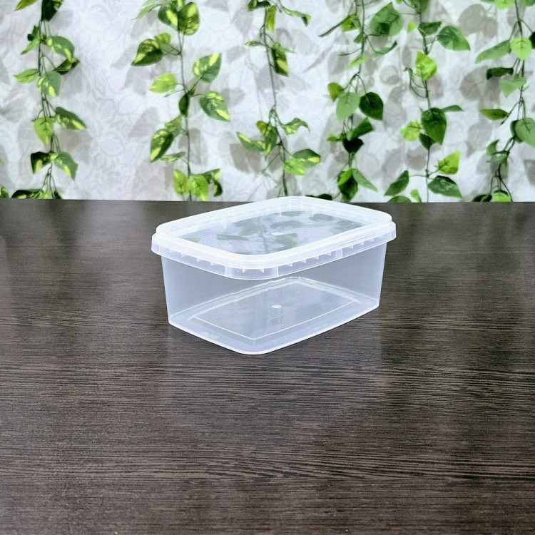 ظروف فریزری طب پلاستیک حجم ۷۶۰ میل (پک ۱۰ عددی) Tab Plastic Freezer Containers 760ml (10 pcs pack)