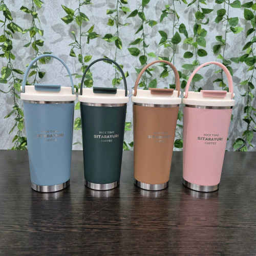 تراول ماگ سیتارایوری ۵۶۰ میل دسته سیلیکونی Sitarayori 560ml Travel Mug with Silicone Handle