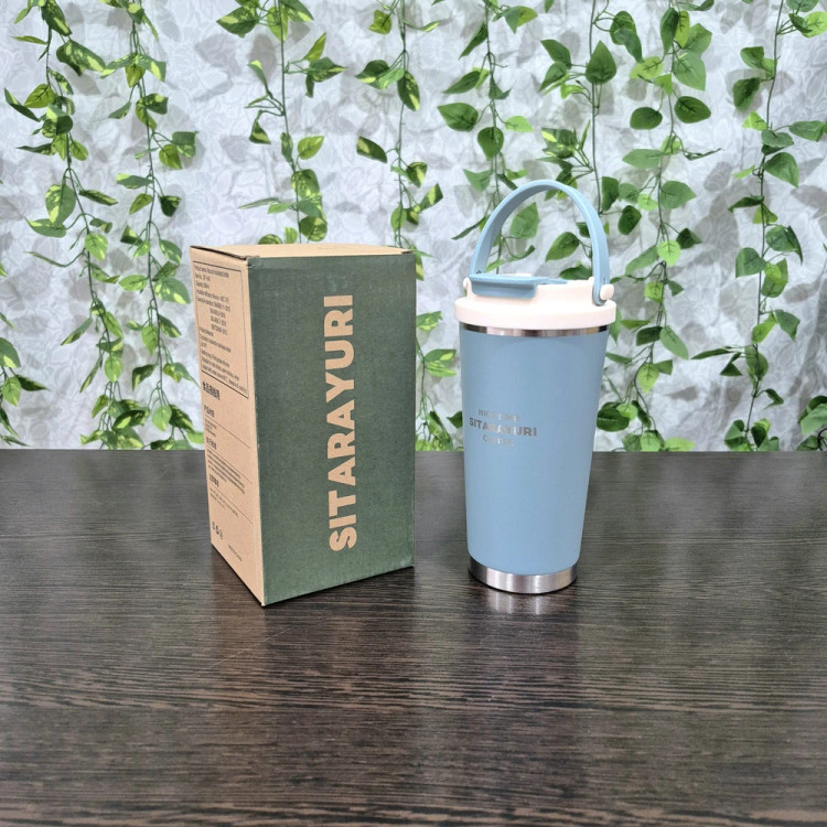 تراول ماگ سیتارایوری ۵۶۰ میل دسته سیلیکونی Sitarayori 560ml Travel Mug with Silicone Handle