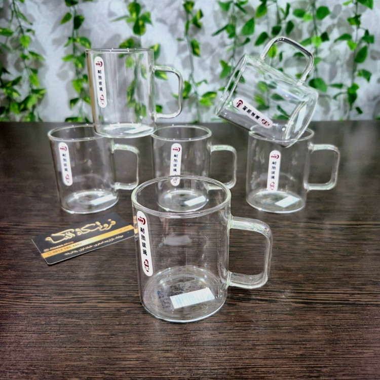 استکان پیرکس گرد ۲۲۰ میل دلی Deli 220 ml Round Pyrex Glass Cup