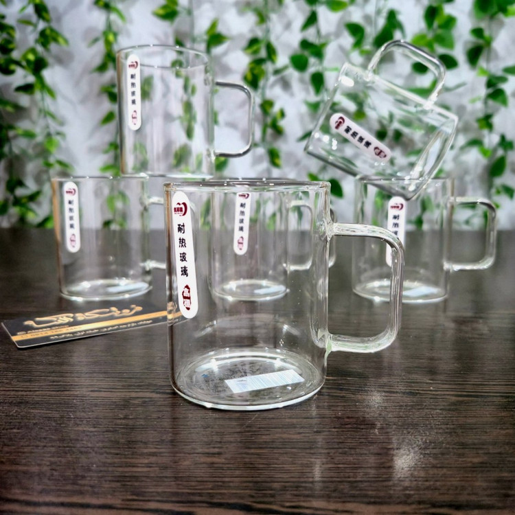 استکان پیرکس گرد ۲۲۰ میل دلی Deli 220 ml Round Pyrex Glass Cup