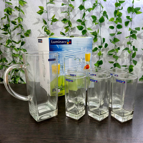 پارچ و لیوان استرلینگ لومینارک اصلی → Luminarc Original Sterling Pitcher and Glass Set