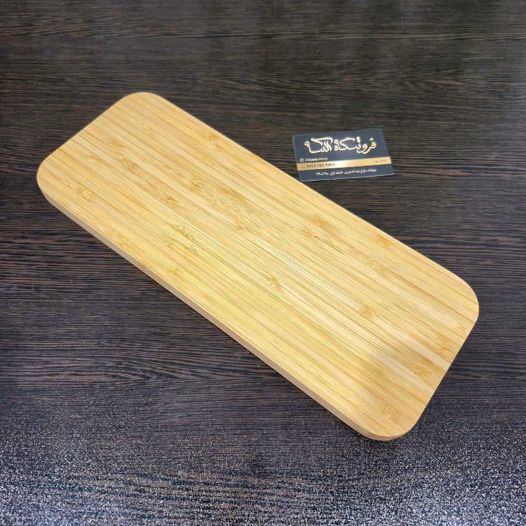 رولت خوری تمام بامبو مستطیلی → Rectangular All‑Bamboo Roulade/Serving Tray