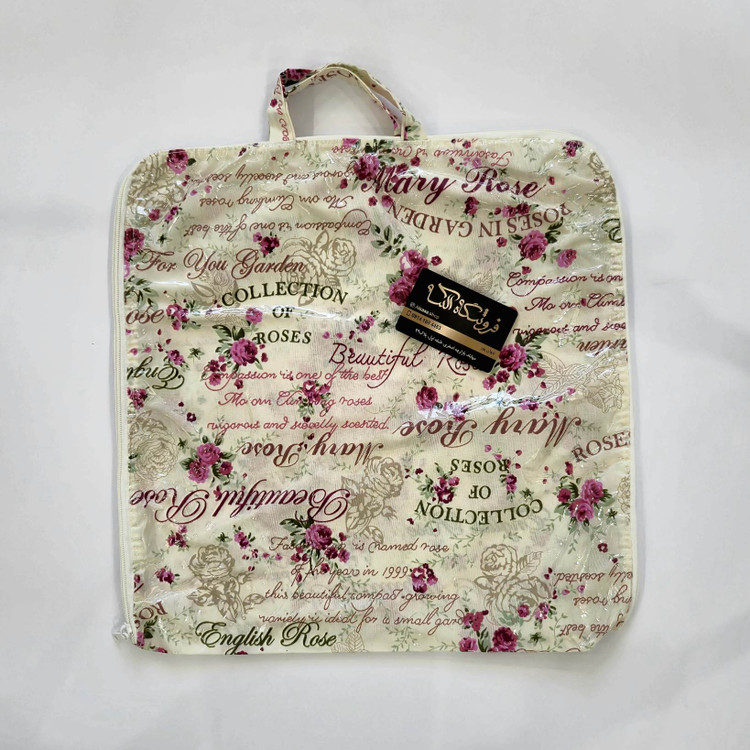 کیسه نان داخل پارچه بیرون نایلون سه طرح Inner-cloth, outer-nylon bread bag, available in three designs.