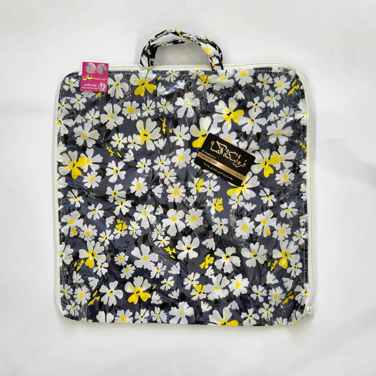 کیسه نان داخل پارچه بیرون نایلون سه طرح Inner-cloth, outer-nylon bread bag, available in three designs.