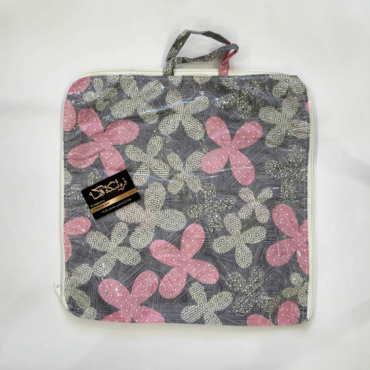 کیسه نان داخل پارچه بیرون نایلون سه طرح Inner-cloth, outer-nylon bread bag, available in three designs.