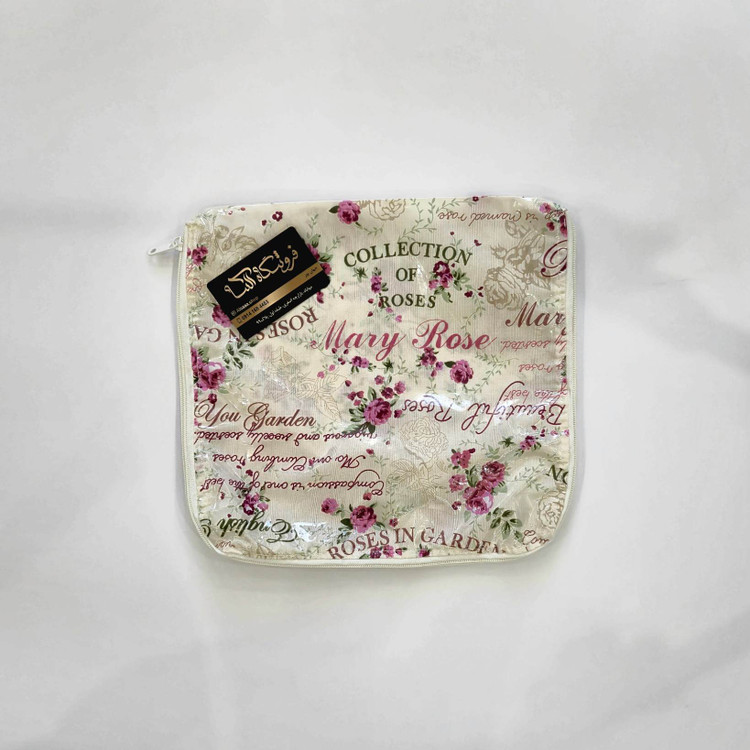 کیسه سبزی داخل پارچه بیرون نایلون سه طرح Inner‑cloth, outer‑nylon vegetable bag, available in three designs.