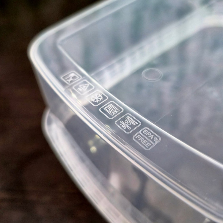 Tab Plastic Freezer Container 1500ml (10 pcs pack) ظروف فریزری طب پلاستیک حجم ۱۵۰۰ میل (پک ۱۰ عددی)