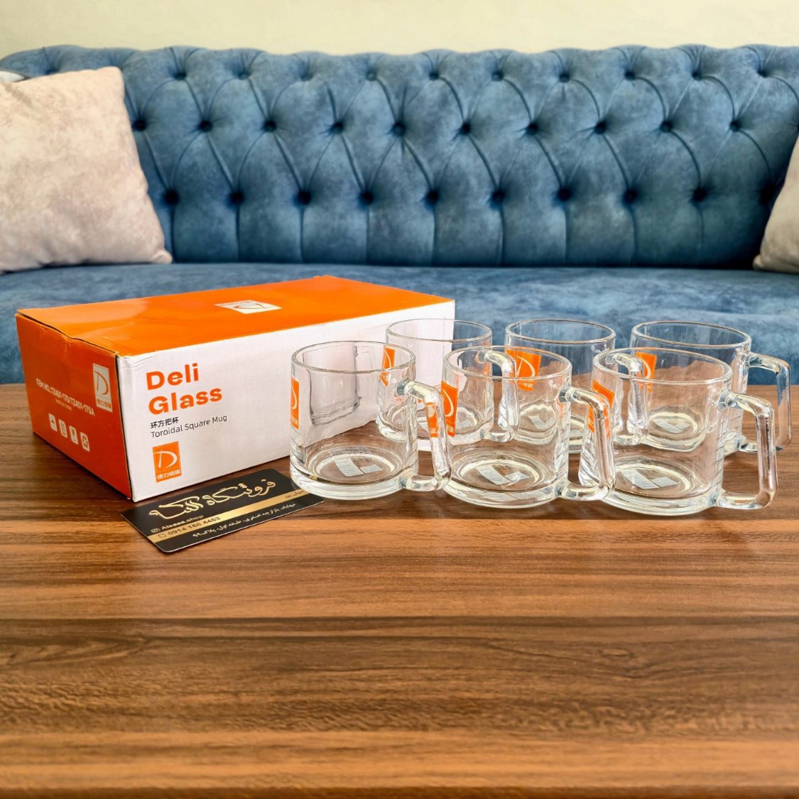 Simple Crystal Cup Model 170 ml, Deli Brand فنجان بلور مدل ساده ۱۷۰ میلی لیتر برند دلی