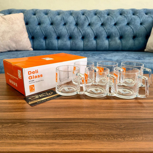 Simple Crystal Cup Model 170 ml, Deli Brand فنجان بلور مدل ساده ۱۷۰ میلی لیتر برند دلی