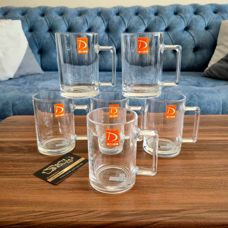 330ml Cubic Mug with Handle from Deli Brand ماگ دستهدار مکعبی ۳۳۰ میلیلیتر از برند دلی