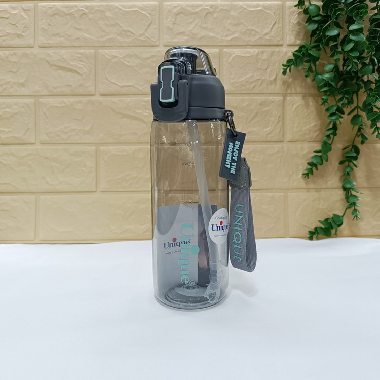 Plastic Water Bottle (Flask) 880ml Matte Model by Unique, Code 1952 بطری ( قمقمه ) آب پلاستیکی ۸۸۰ میل مدل مات برند یونیک کد ۱۹۵۲