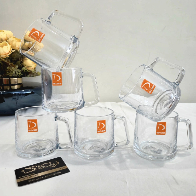 لیوان بلور مدل کلارا برند دلی گلس حجم 350 میلی لیترClara model crystal glass by Deli Glass, 350 ml