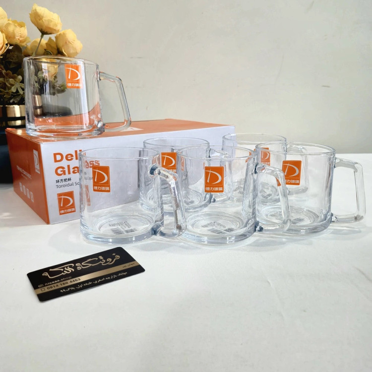 لیوان بلور مدل کلارا برند دلی گلس حجم 350 میلی لیترClara model crystal glass by Deli Glass, 350 ml